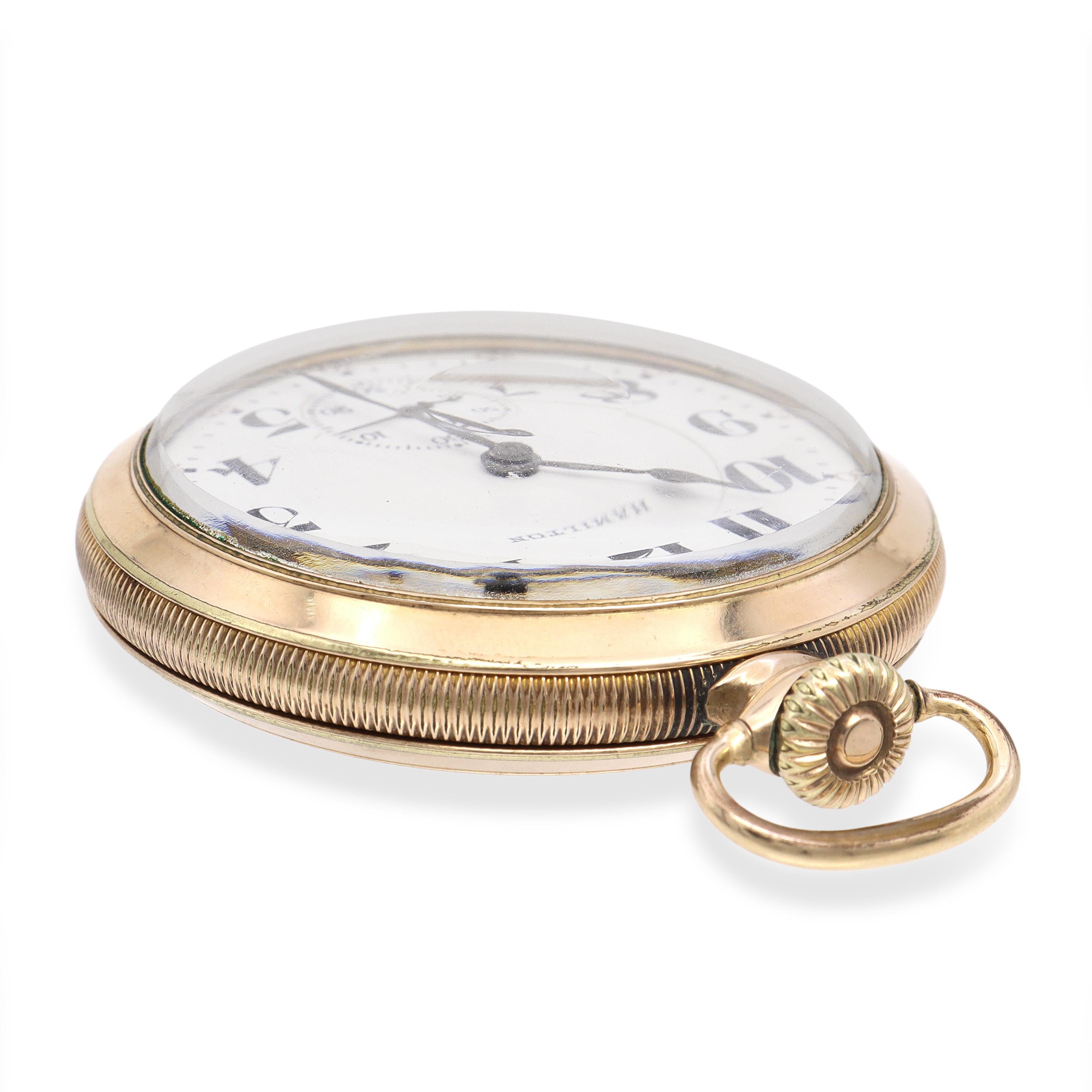 Hamilton 992 Size 16 21 Jewel Gold Filled Railroad Grade Pocket Watch