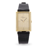 S.T. DuPont 18k Yellow Gold Manual Wind Men's Tank Watch