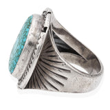 Vintage Native American Southwestern Sterling Silver Turquoise Ring