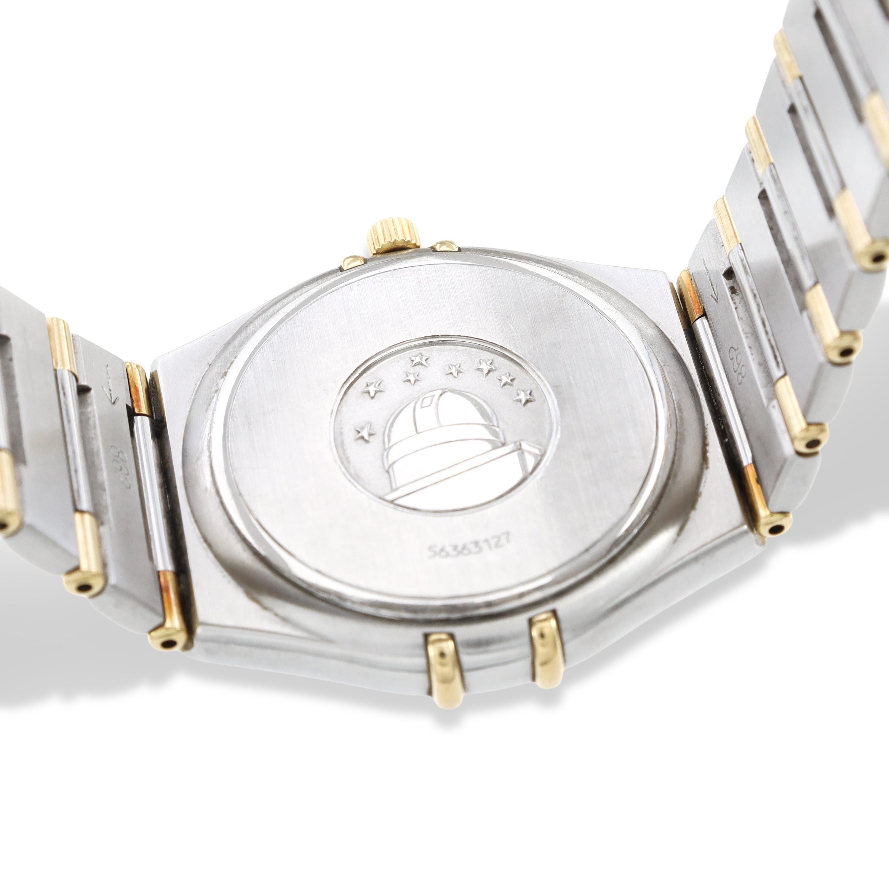 Omega Constellation Two-Tone Stainless Steel Date Quartz Men’s Watch 1312.10