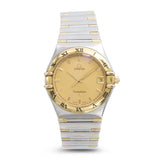 Omega Constellation Two-Tone Stainless Steel Date Quartz Men’s Watch 1312.10