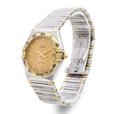 Omega Constellation Two-Tone Stainless Steel Date Quartz Men’s Watch 1312.10