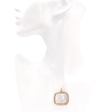 Vintage 14K Gold Mounted Tassie Glass Intaglio Pendant