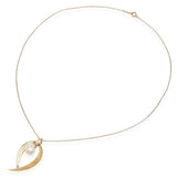 Vintage Mikimoto 14K Yellow Gold Pearl Pendant Necklace