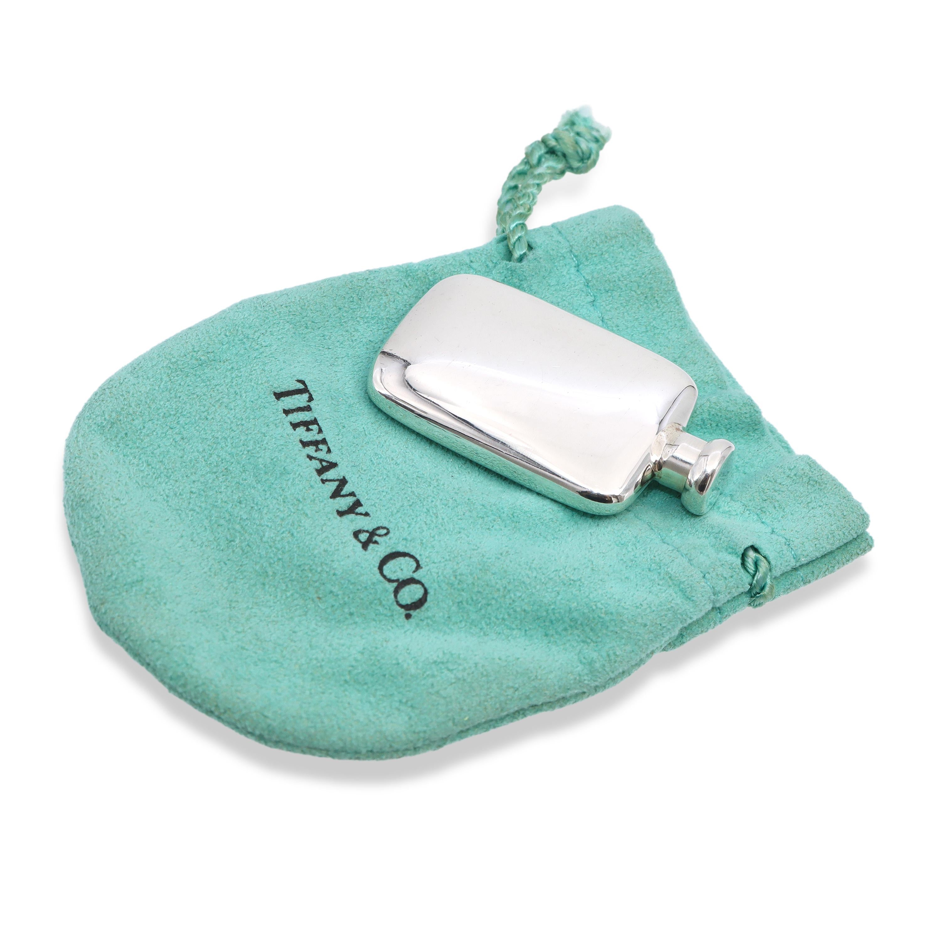 Vintage Tiffany & Co. Sterling Silver Miniature Perfume Flask Bottle