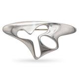 Vintage Georg Jensen Sterling Silver Modernist Abstract Brooch No. 325