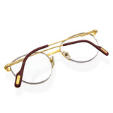 Vintage must de Cartier Gold Vermeil Eyeglasses Ref. T8100166