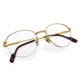 Vintage must de Cartier Gold Vermeil Eyeglasses Ref. T8100166