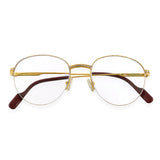 Vintage must de Cartier Gold Vermeil Eyeglasses Ref. T8100166