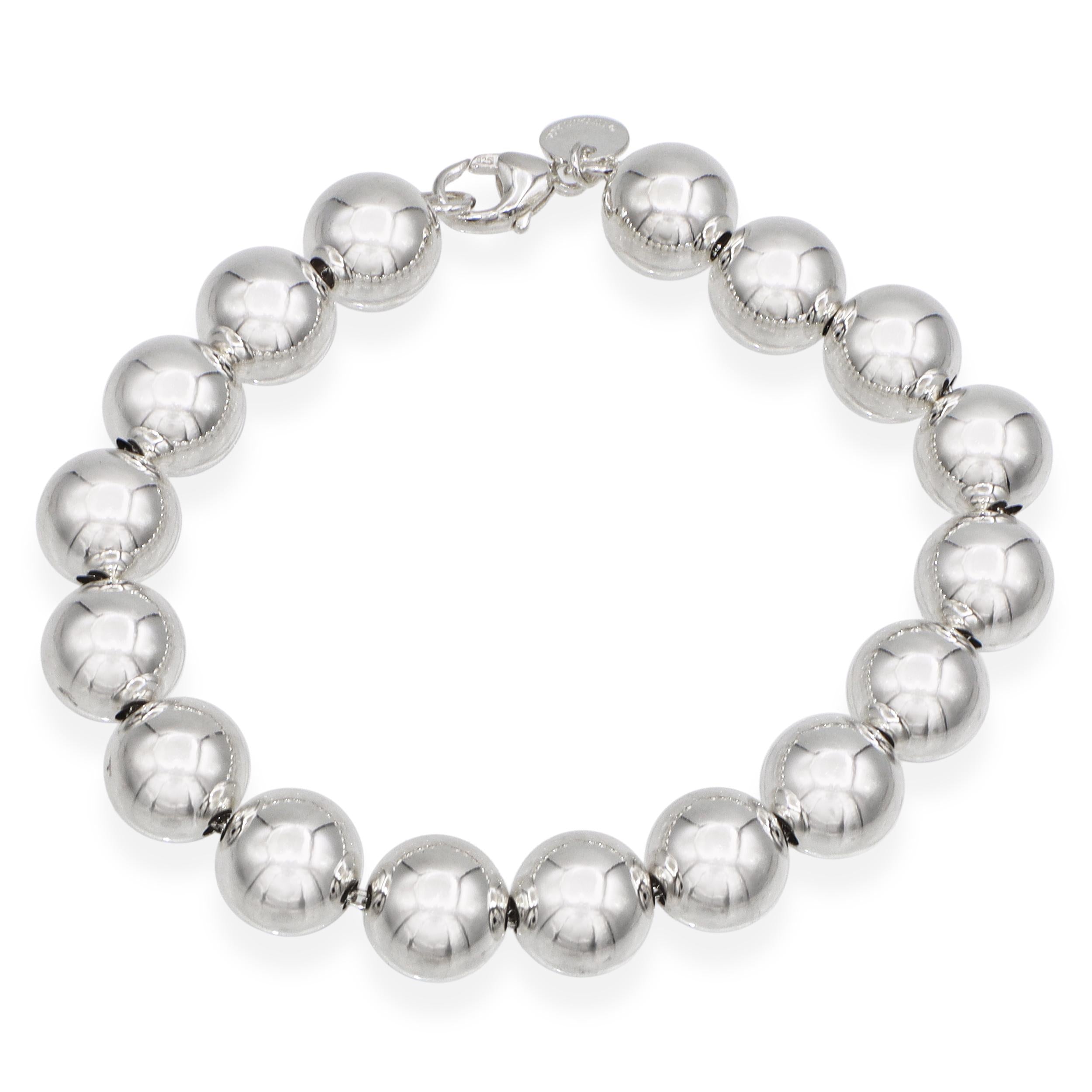 Tiffany & Co. Sterling Silver Hardware Ball Bracelet
