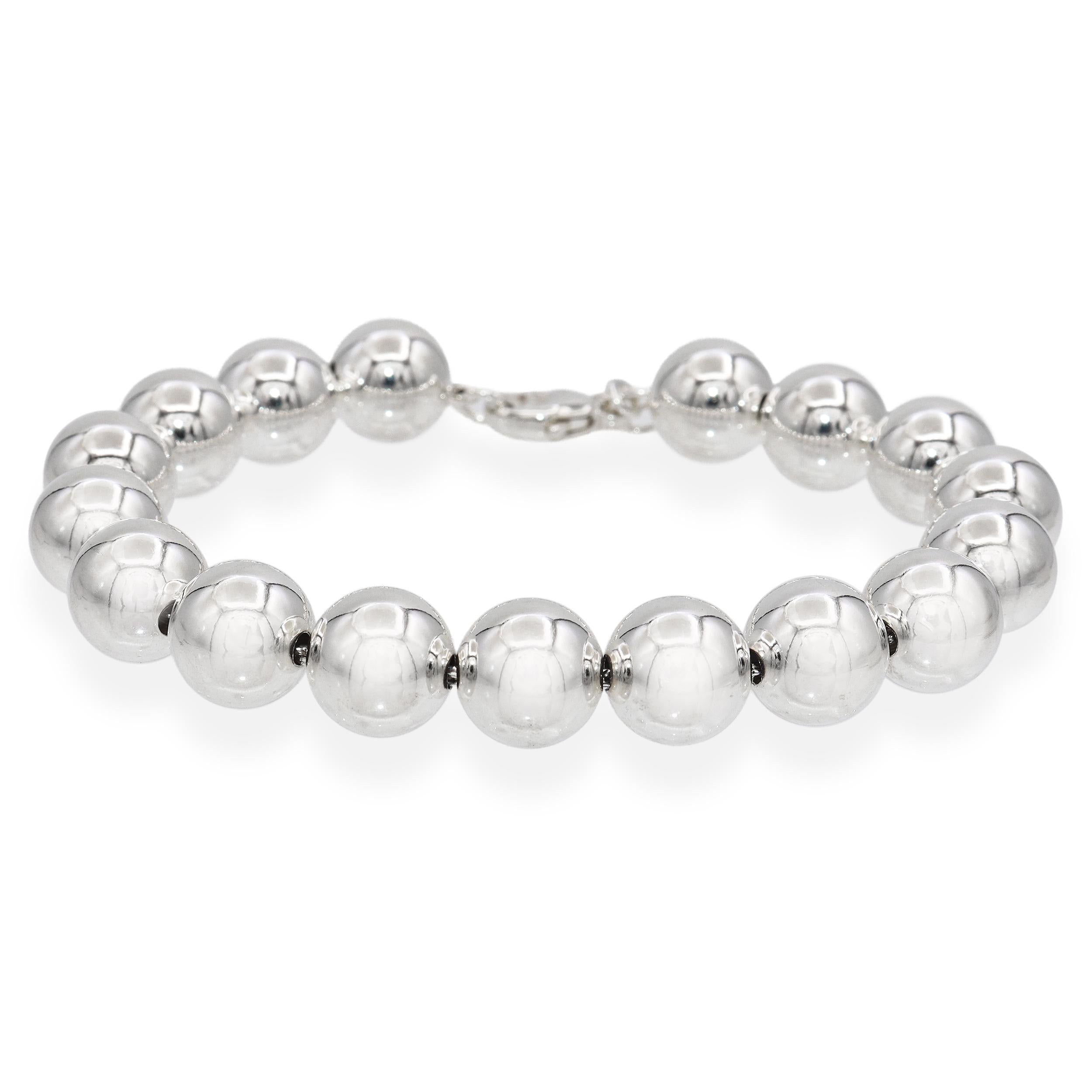 Tiffany & Co. Sterling Silver Hardware Ball Bracelet