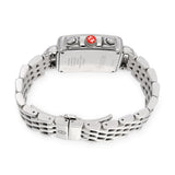 Michele Deco Diamond Bezel Stainless Chronograph Quartz Watch MW06P01A1046