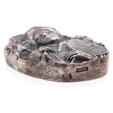 Henryk Winograd Pure .999 Silver Repoussé Japanese Geisha Pendant