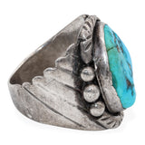Vintage Native American Southwestern Sterling Silver Turquoise Ring