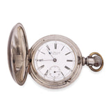 Antique 1864 Waltham Coin Silver Case Manual Wind Pocketwatch