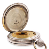 Antique 1864 Waltham Coin Silver Case Manual Wind Pocketwatch