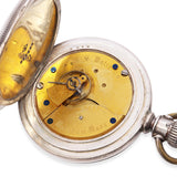 Antique 1864 Waltham Coin Silver Case Manual Wind Pocketwatch