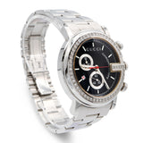 Gucci G-Chrono 101M Stainless Steel Diamond Bezel Quartz Men’s Watch