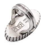 Southwestern CLBZ Mitchell Calabaza Sterling Silver Turquoise Statement Ring