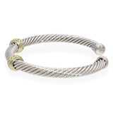 David Yurman 14K Yellow Gold & Sterling Silver Cable Cuff Bracelet