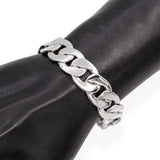 Vintage Tiffany & Co. Heavy Sterling Silver Classic Curb Link Bracelet