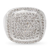 David Yurman Albion Sterling Silver Diamond Pavé Ring