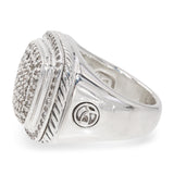 David Yurman Albion Sterling Silver Diamond Pavé Ring
