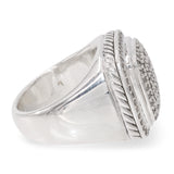 David Yurman Albion Sterling Silver Diamond Pavé Ring