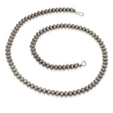 Marie Yazzie Navajo Sterling Silver Navajo Pearl Necklace