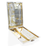 Vintage Dunhill Sterling Silver Engine-Turned Cigarette Case