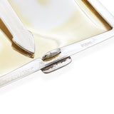 Vintage Dunhill Sterling Silver Engine-Turned Cigarette Case