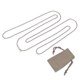 David Yurman Sterling Silver 14k Yellow Gold 72" Box Chain Necklace