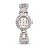 Art Deco Hamilton Platinum Diamond Hand-Wind Women’s Cocktail Watch