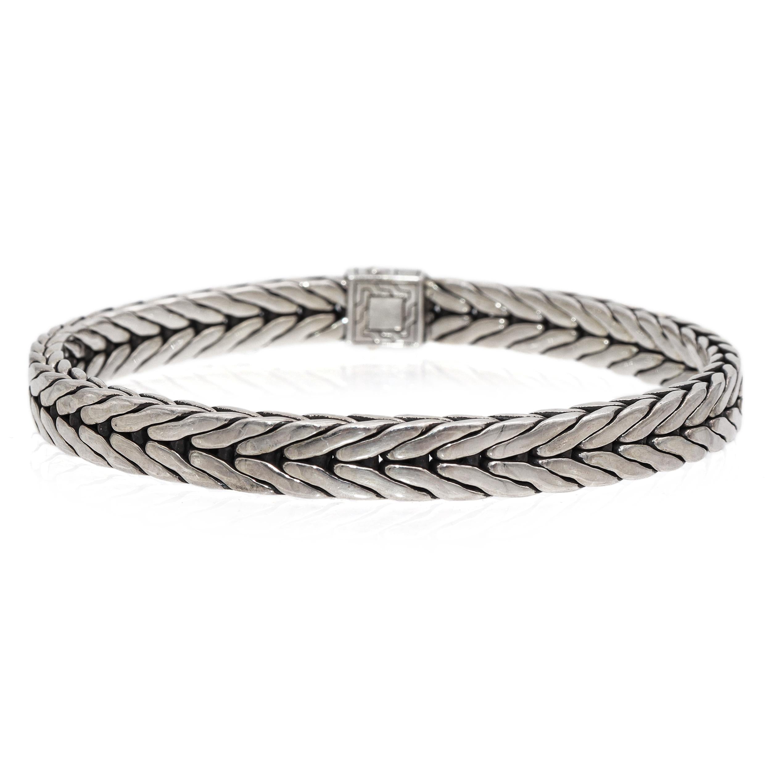 John Hardy Sterling Silver Classic Chain Woven Bracelet