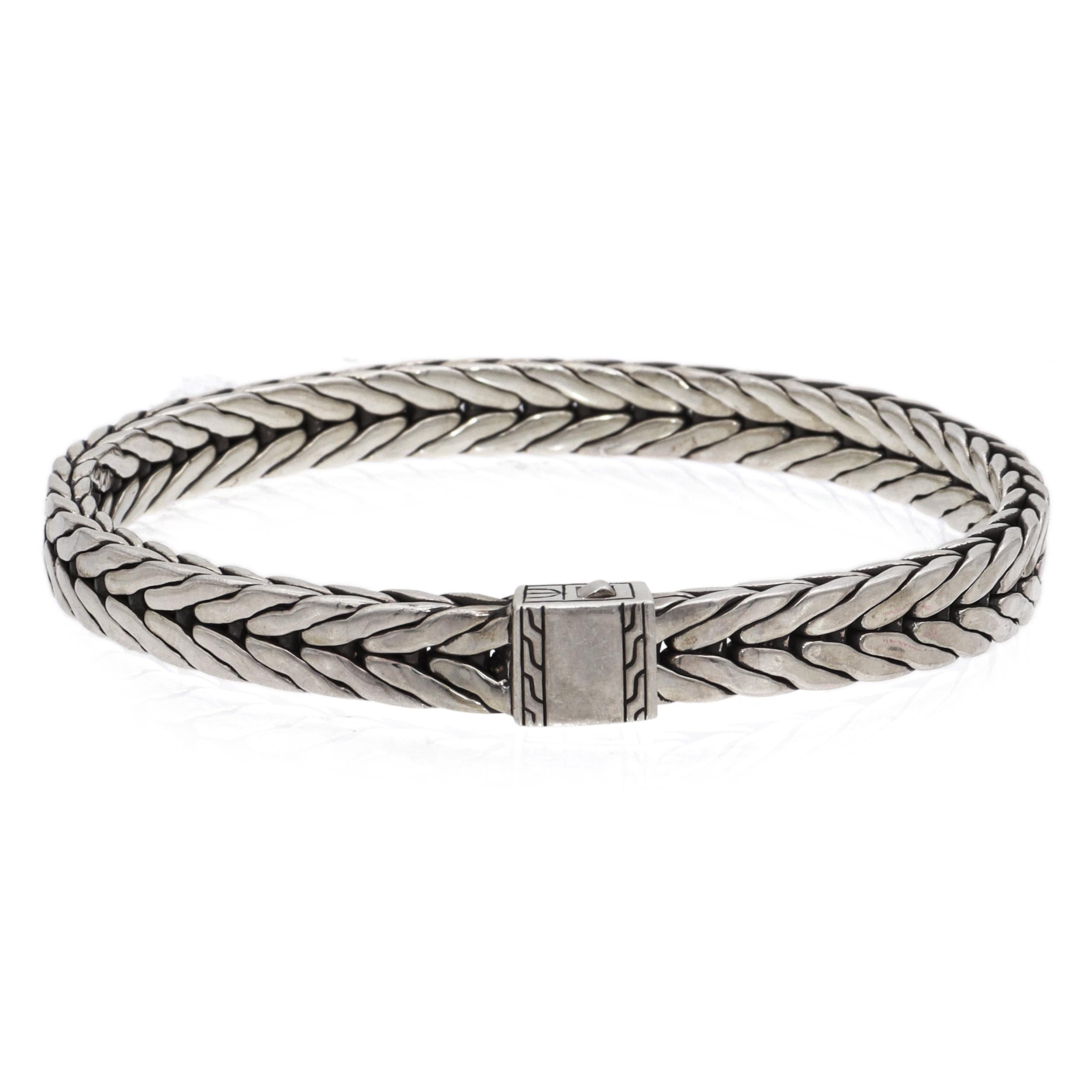John Hardy Sterling Silver Classic Chain Woven Bracelet