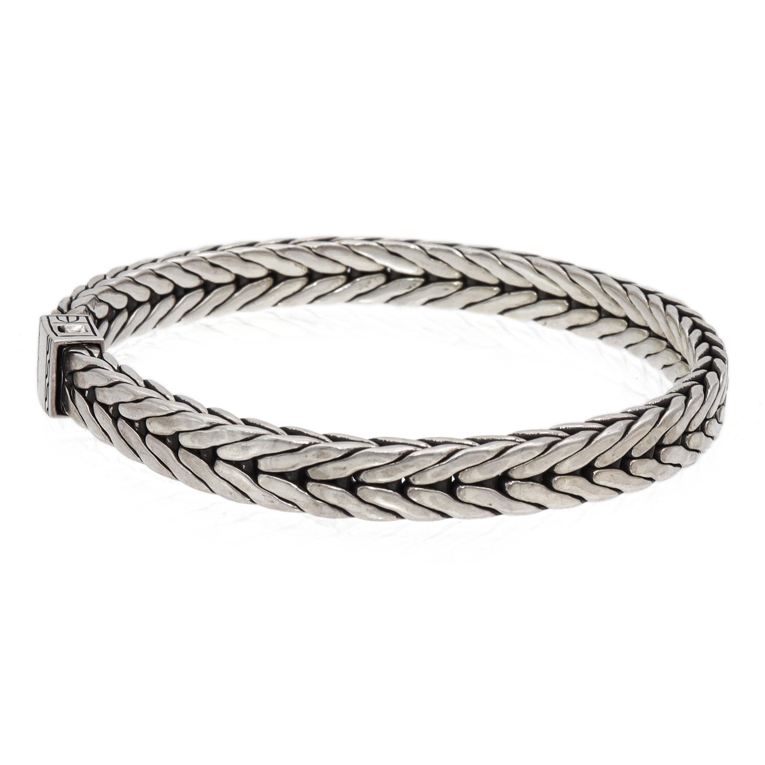 John Hardy Sterling Silver Classic Chain Woven Bracelet