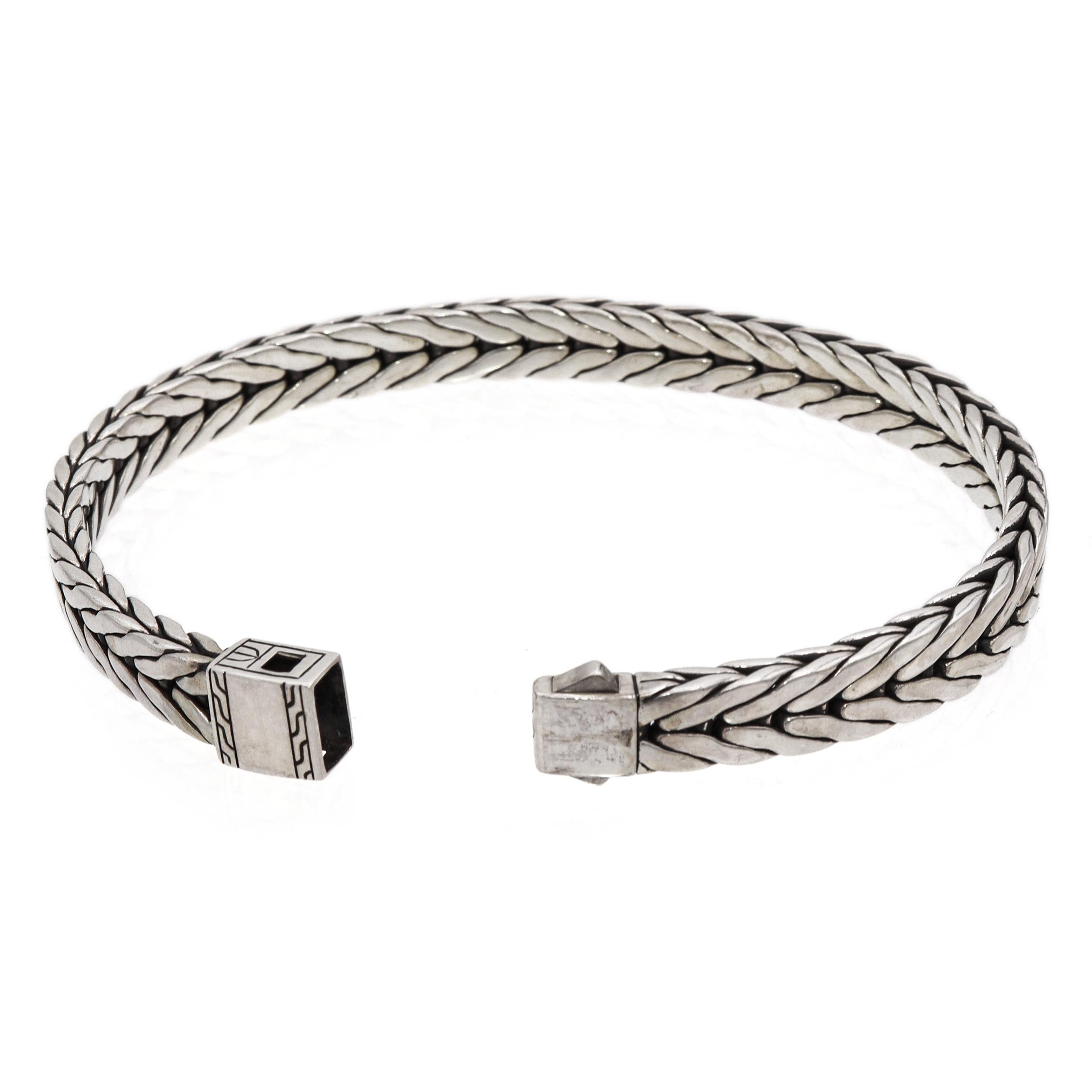 John Hardy Sterling Silver Classic Chain Woven Bracelet