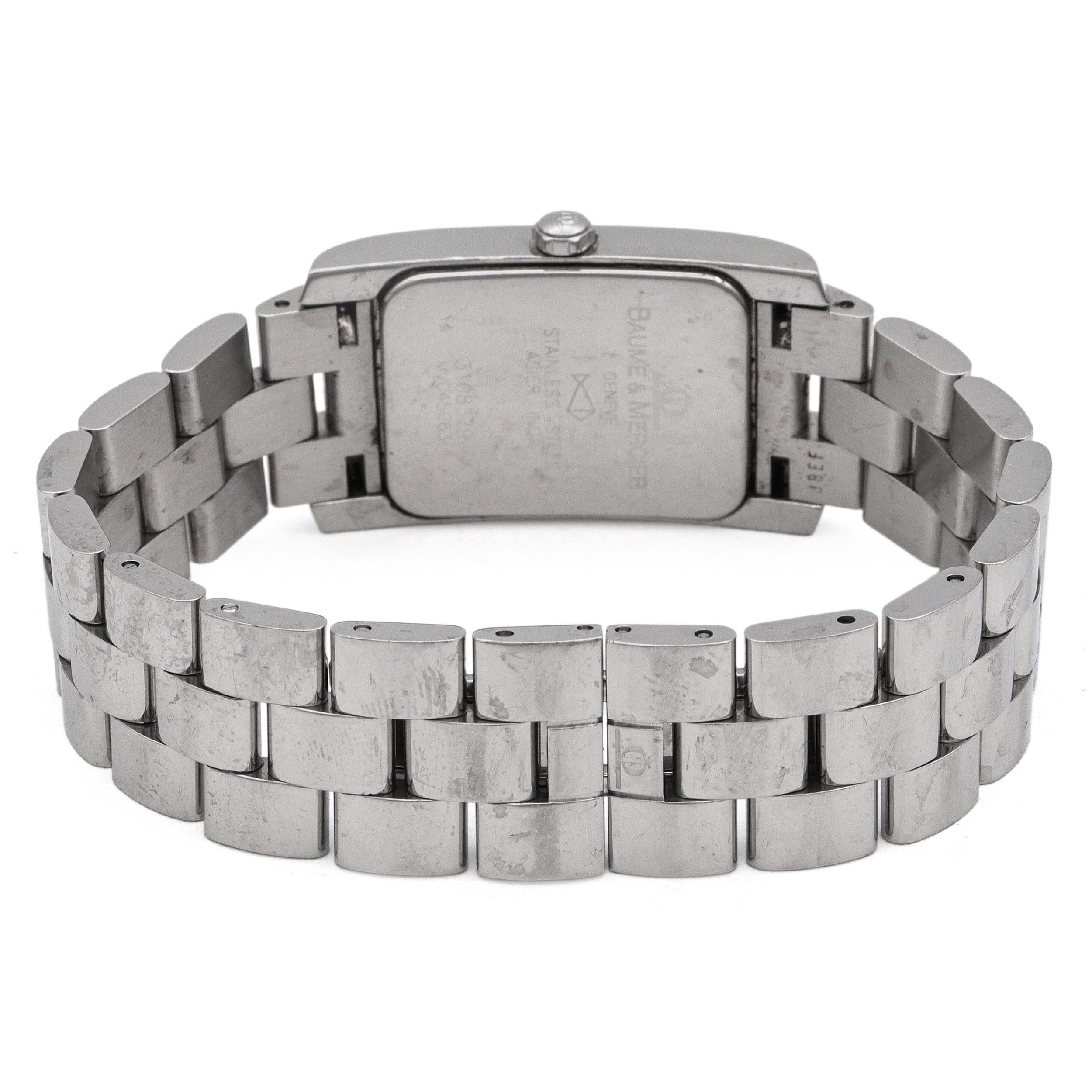 Baume & Mercier Hampton Stainless Steel Quartz Men's Watch Ref. MV045063