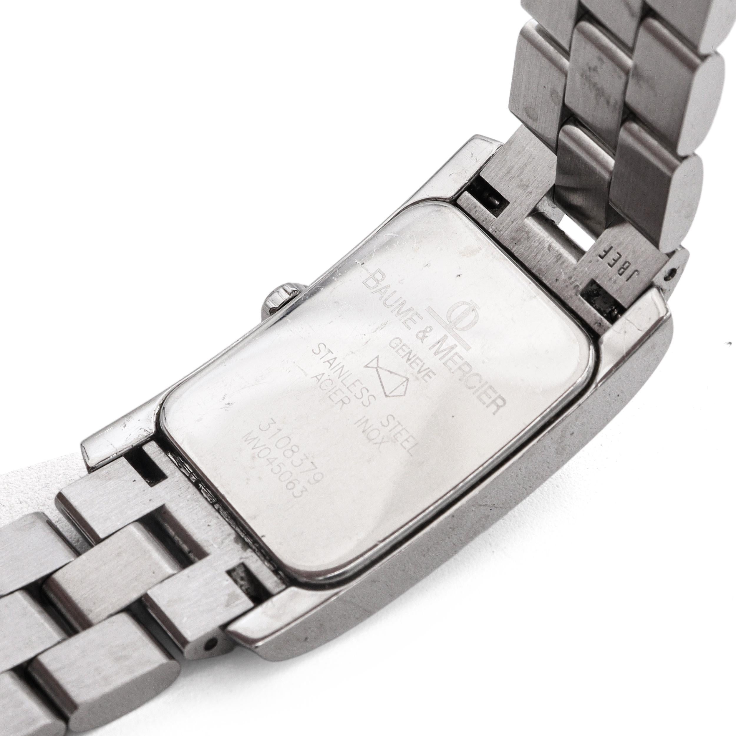 Baume & Mercier Hampton Stainless Steel Quartz Men's Watch Ref. MV045063