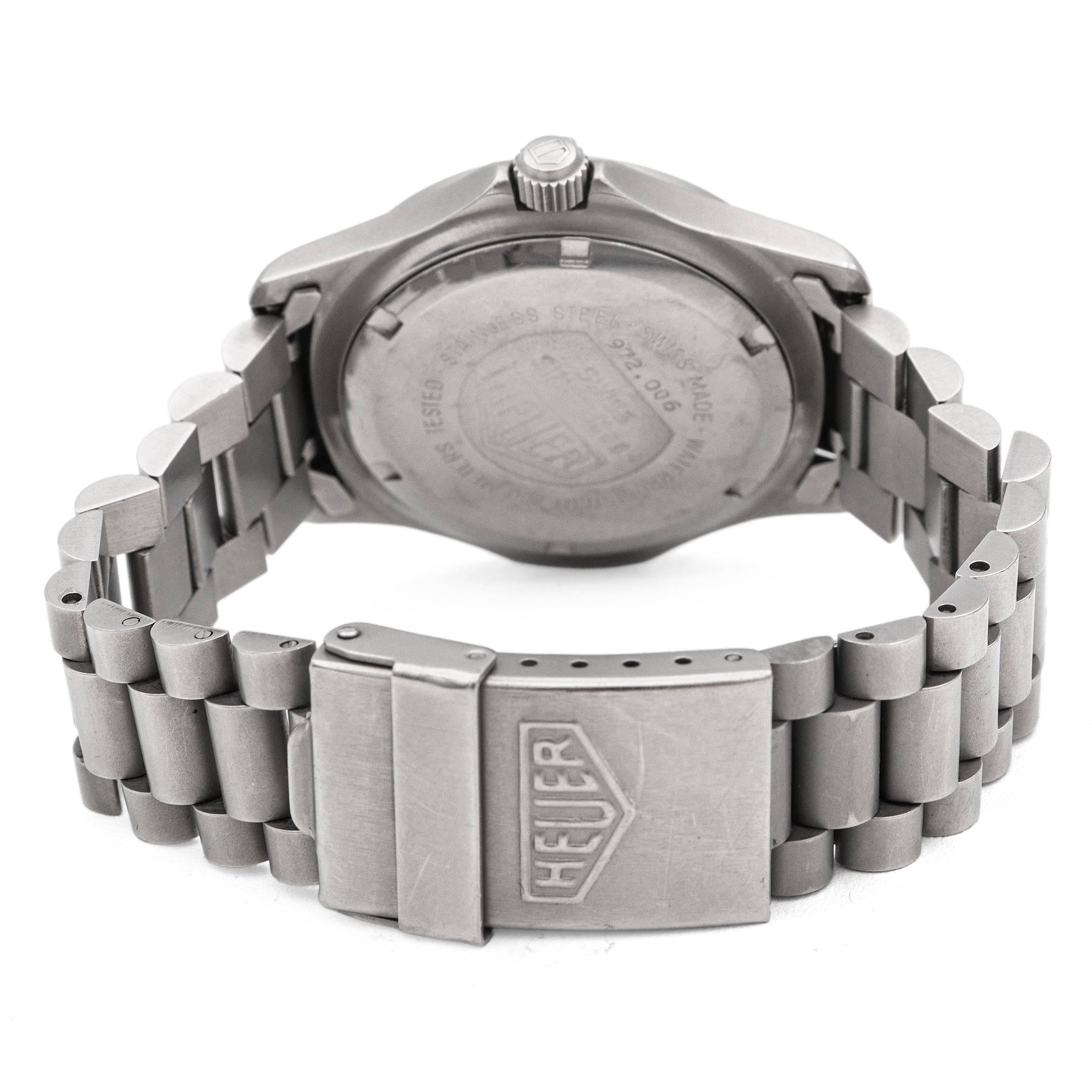 Vintage Heuer 2000 Series Professional Date Quartz Men's Watch Ref. 972.006