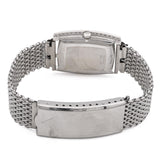 Vintage Bulova Dior 14k White Gold Diamond Bezel Hand Wind Men's Watch