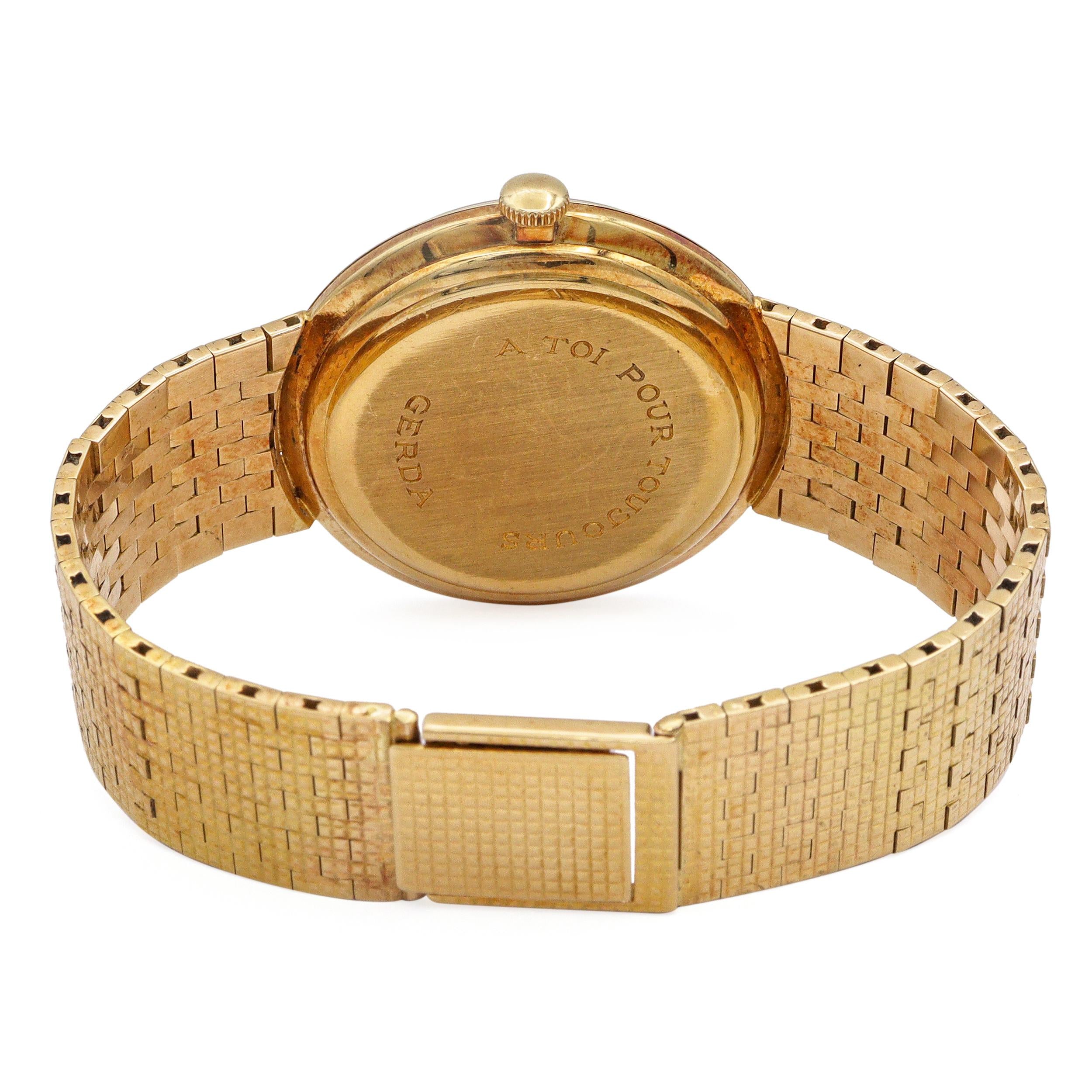 Vintage Vacheron Constantin 18k Yellow Gold Hand Wind Men's Watch