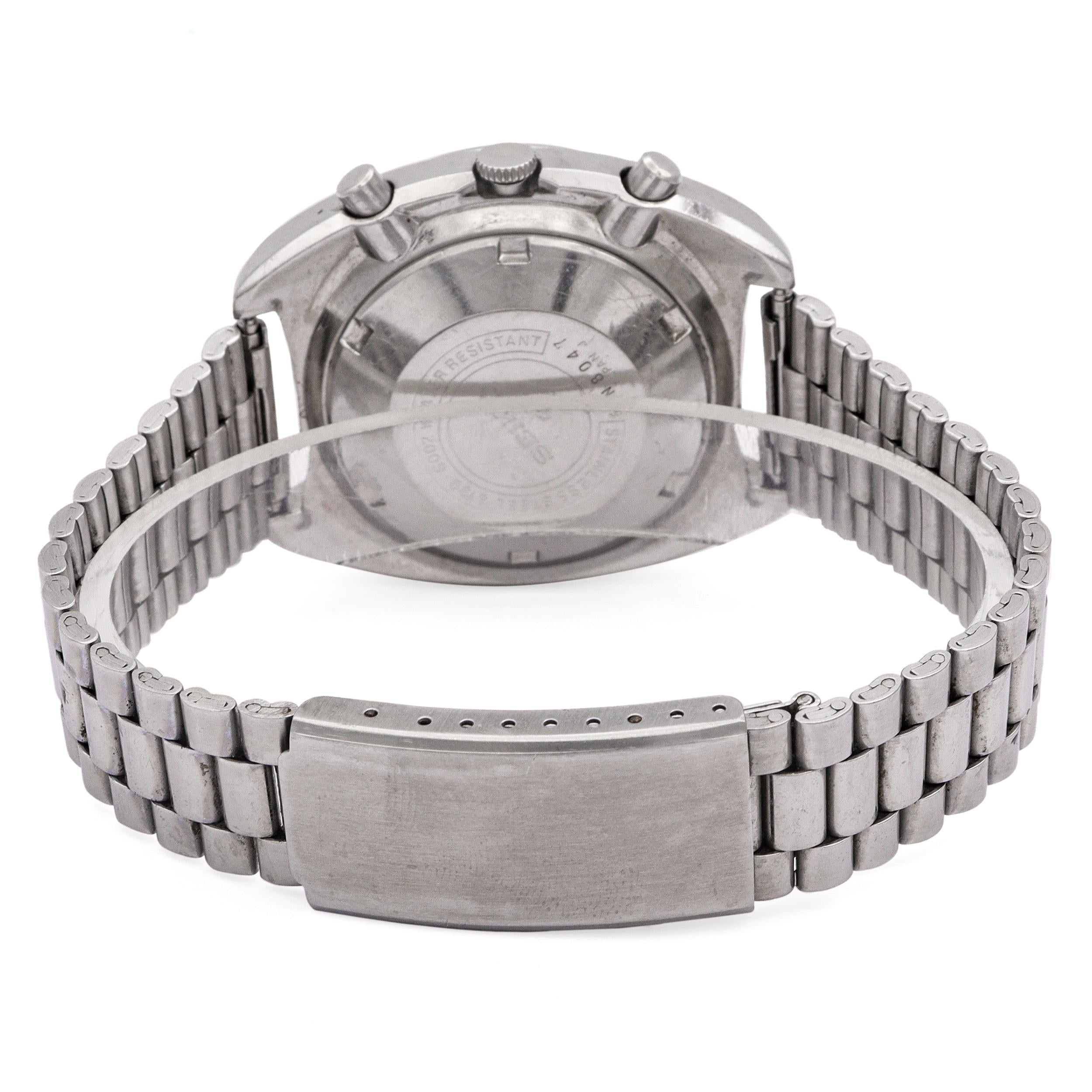 Seiko Pogue Stainless Steel Chronograph Automatic Men's Watch Ref. 6139-6002