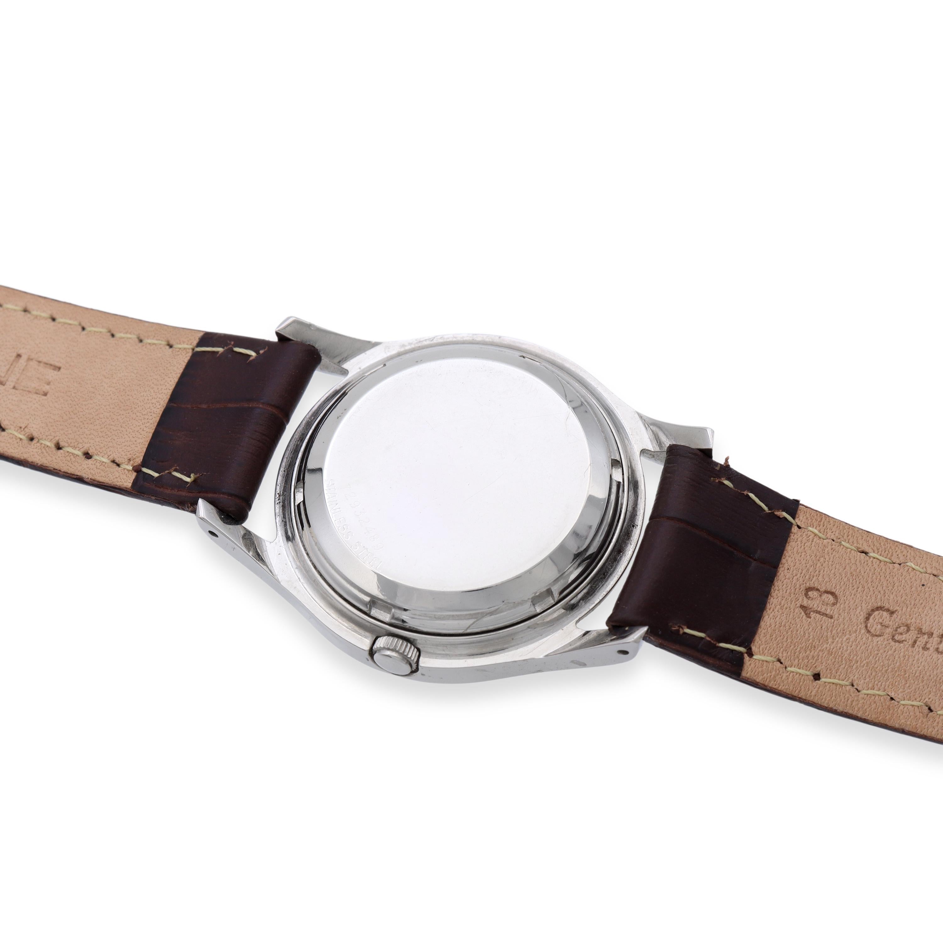 Vintage Girard-Perregaux Gyromatic Stainless Steel Automatic Men's Watch