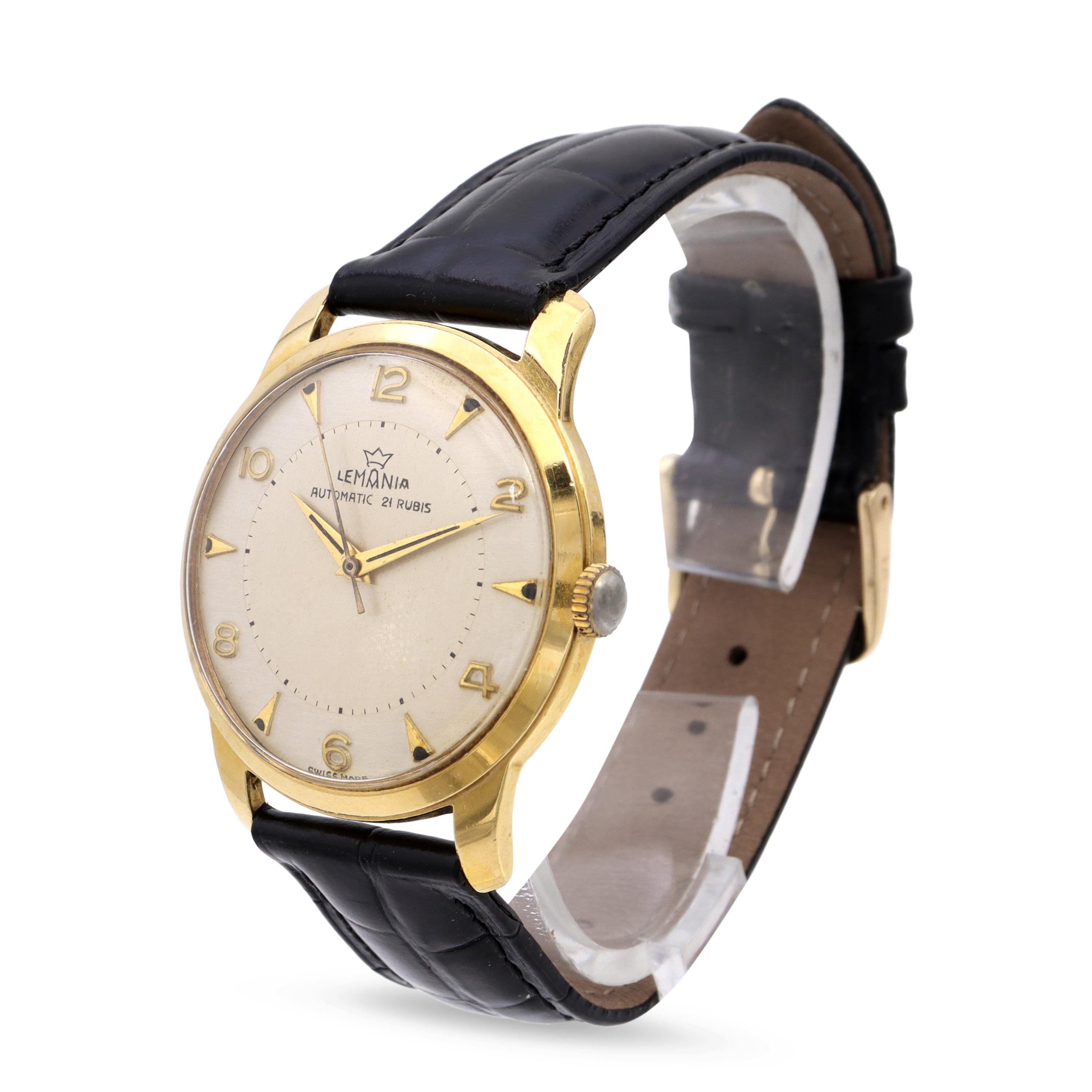 Vintage Lemania Automatic Men's Watch
