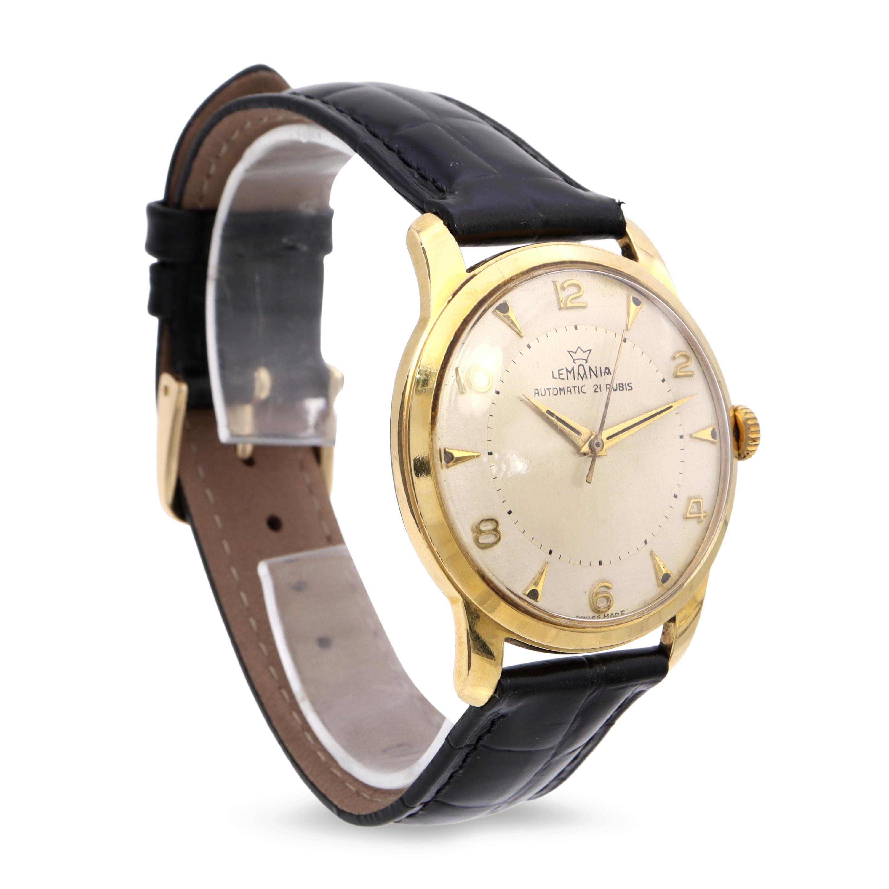 Vintage Lemania Automatic Men's Watch