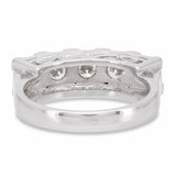 Vintage Platinum 1.45tcw Diamond Five Stone Ring