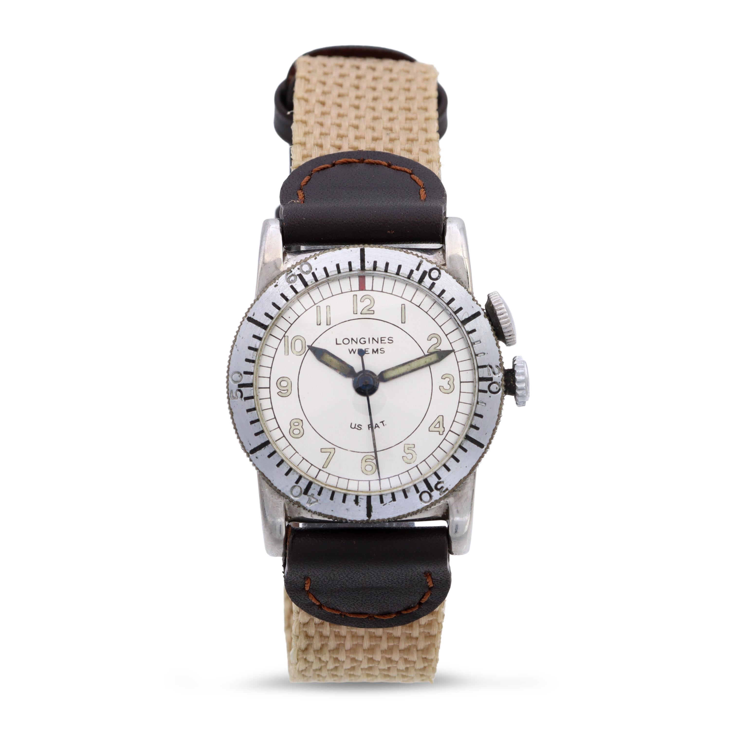 Vintage Longines Weems Second-Setting Pilot's Watch