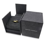 David Yurman 18K Yellow Gold Black Onyx Signet Ring