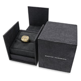 David Yurman Albion 18k Yellow Gold Diamond Pave Ring